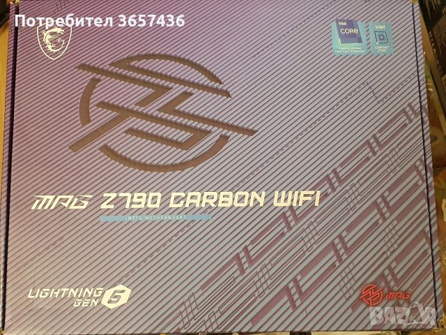 Msi MAG Z790 Carbon DDR5  WI Fi 6 дъно за компютър, снимка 1 - Дънни платки - 46007359