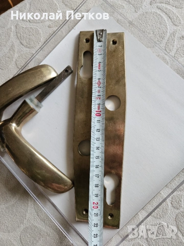 Месингови дръжки за секретна брава, снимка 4 - Други - 54164430