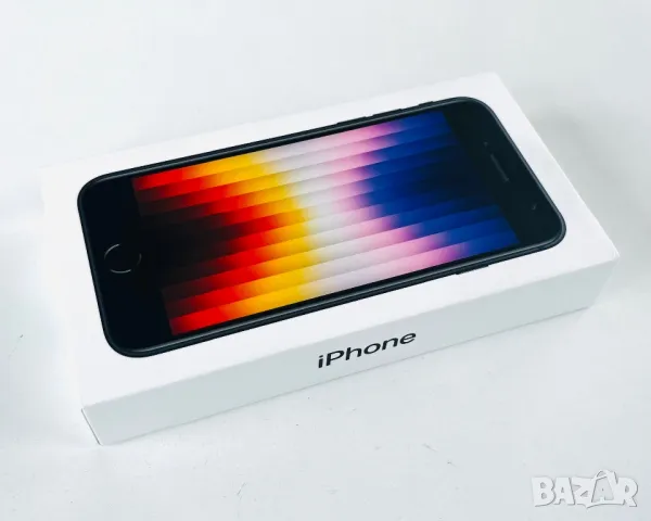 НОВ! Запечатан! iPhone SE 2022 64GB Midnight ГАРАНЦИЯ!, снимка 2 - Apple iPhone - 48728978