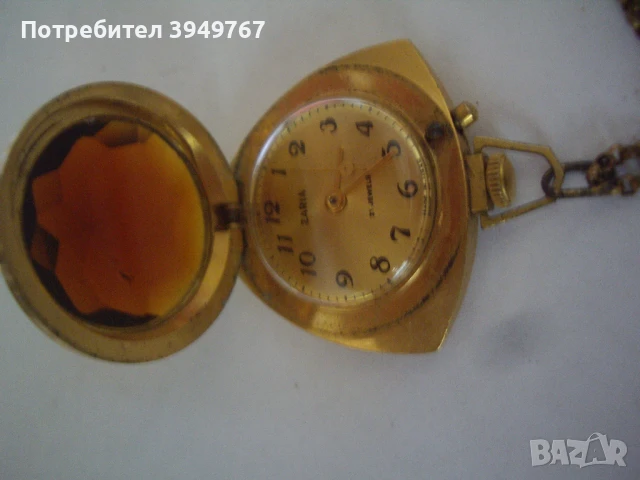 Стар дамски руски позлатен часовник за врата., снимка 6 - Дамски - 51097173