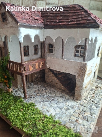 Макет на стара къща,съхранила духа на времето.