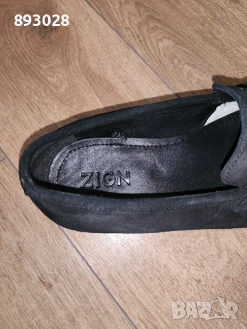 Дамски обувки естествена кожа и естествен набук Zign 40 номер, снимка 4 - Дамски ежедневни обувки - 53578865