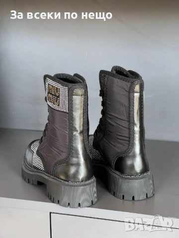 Miu Miu Дамски Боти Миу Миу - 3 Налични Цвята Код SK549, снимка 4 - Дамски боти - 53050721