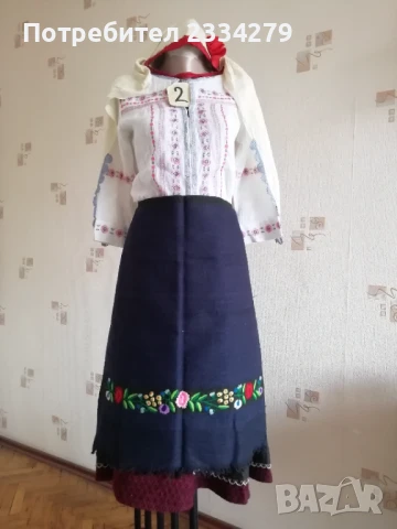 Стари носии от ТРОНСКИЯТ край. Пищимали и престилки. , снимка 2 - Антикварни и старинни предмети - 51000435