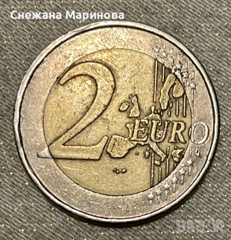 2€ - 2002 г рядка, снимка 2 - Нумизматика и бонистика - 53396430