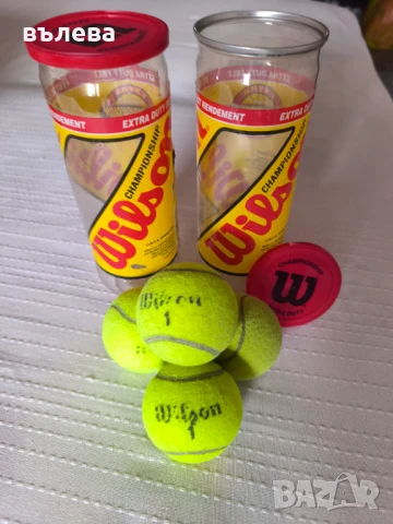 Топки за тенис на корт , снимка 2 - Тенис - 51262523