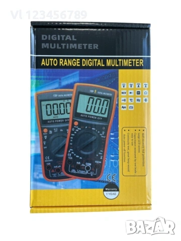 Цифров мултиметър VC890C Мултицет , снимка 2 - Други инструменти - 53905583