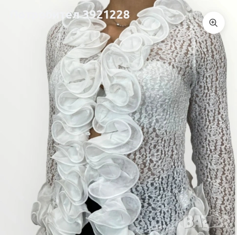 Блузка дантелена