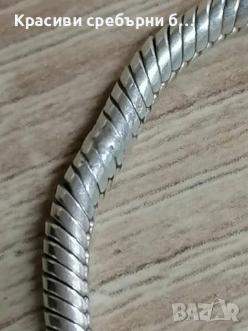 Масивно сребърно колие Пандора  тегло 32.32гр , снимка 5 - Колиета, медальони, синджири - 53146807