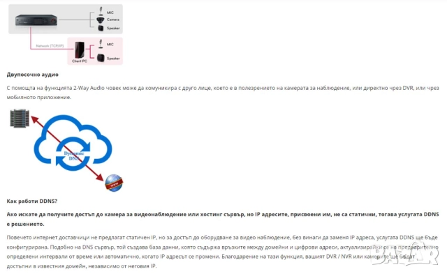 DAHUA Hikvision Системи за Видеонаблюдение Висококачествени Камери с Микрофон Цветно Нощно Виждане, снимка 7 - Комплекти за видеонаблюдение - 52288239