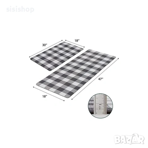 Комплект Кухненски Пътеки-  Водоустойчиви, Безопасни и Лесни за Почистване  4574, снимка 5 - Мокети - 53988673