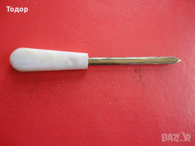 Немски позлатен нож за писма , снимка 2 - Ножове - 53023577