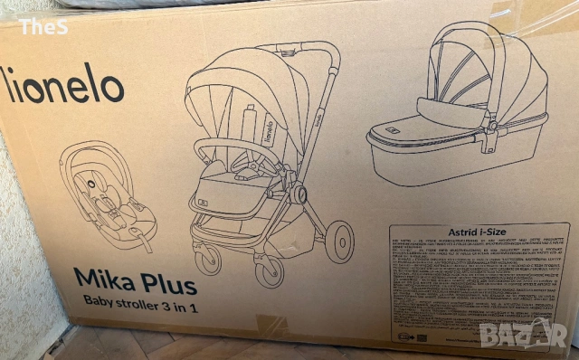 Бебешка количка 2 в 1 - LIONELO. Много запазена, снимка 3 - Детски колички - 53758541