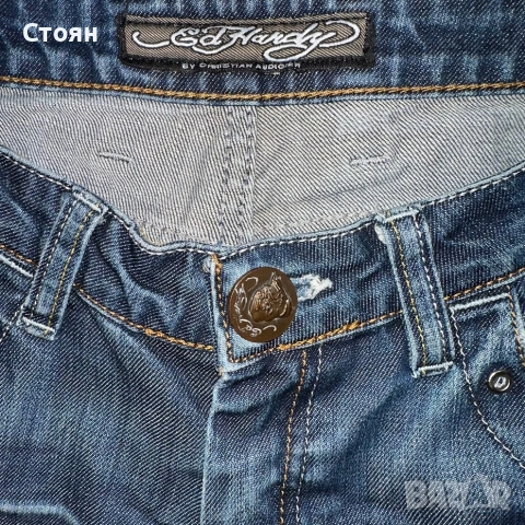 Vintage Ed Hardy Geisha Embroidered wmns Jeans, снимка 6 - Дънки - 52021073