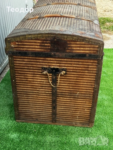 Автентичен сандък, снимка 4 - Антикварни и старинни предмети - 54226458