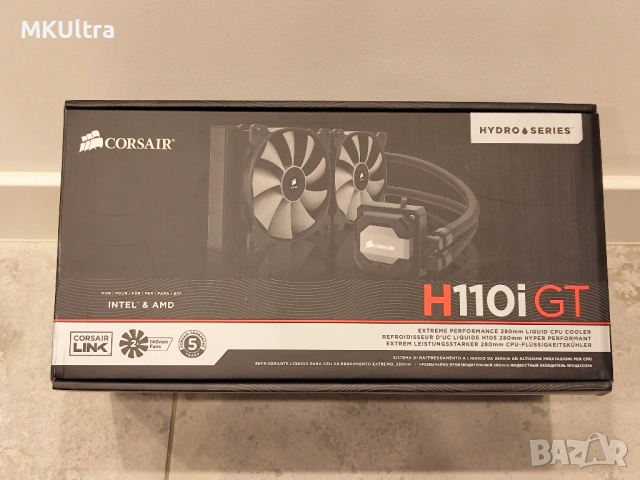 Водно охлаждане Corsair Hydro Series H110i GT AIO 280mm