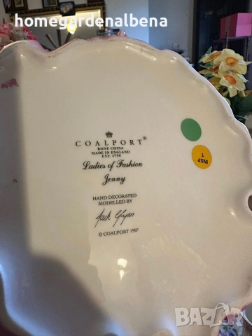 ✨ Колекционерска порцеланова фигурка Coalport England “Jenny” (1997), снимка 2 - Колекции - 54288870