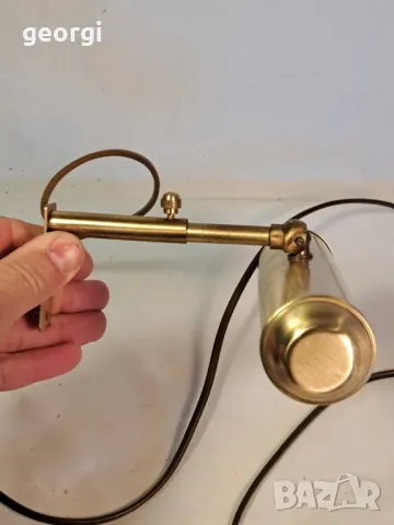 ретро бронзова стенна лампа за осветление на картина, огледало  7/4