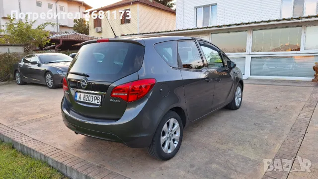 Opel Meriva 2013г,1,3cdti,отличен,платено всичко до май 2025г, снимка 5 - Автомобили и джипове - 47713280