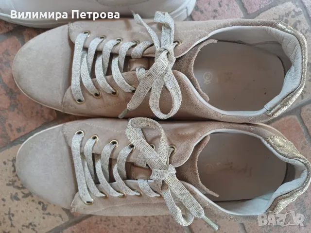 дамски кецове от естествена кожа,  размер 39, снимка 4 - Дамски ежедневни обувки - 49770708