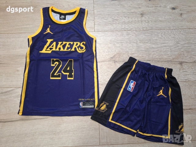 Детски баскетболен екип на Лейкърс #Кобе Брайънт #24!, снимка 2 - Баскетбол - 52490455