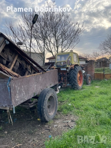 Трактор ЮМЗ Л6 с ремарке самосвал – комплект, много добро състояние, снимка 2 - Селскостопанска техника - 54194927