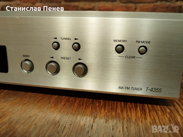 Onkyo T-4355 AM/FM Stereo Tuner, снимка 6 - Ресийвъри, усилватели, смесителни пултове - 52859685