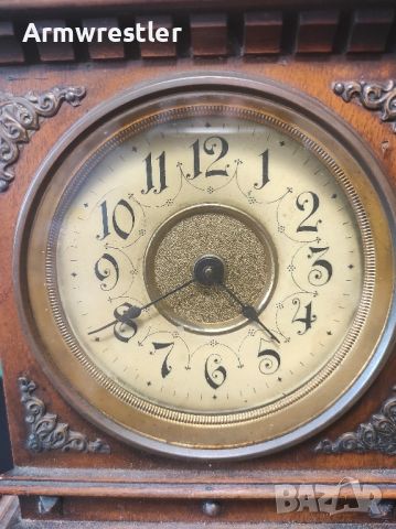 Стар Часовник Юнгханс с Будилник , снимка 8 - Антикварни и старинни предмети - 46249261