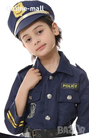 Детски полицейски костюм, Детски костюм на Полицай с аксесоари, снимка 5 - Детски комплекти - 49720437