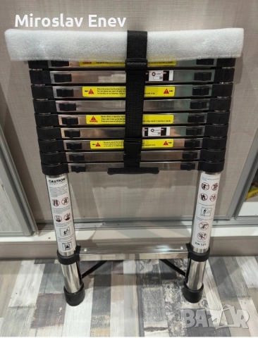 Продавам телескопична стълба 3,2м, снимка 2 - Други инструменти - 52793500