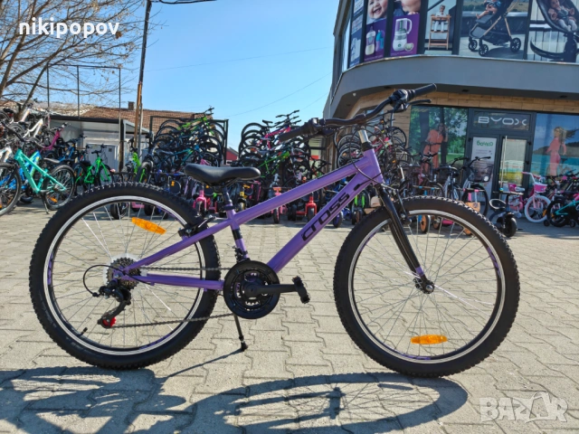 CROSS Велосипед 24" HARMONY лилав