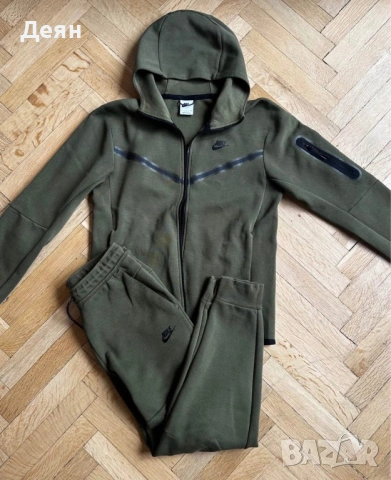 Nike tech fleece green анцунг Оригинален!