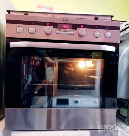 Печка за вграждане с керамичен плот AEG, снимка 8 - Печки, фурни - 52420561