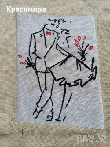 Гоблен "Любов", снимка 2 - Гоблени - 53463809