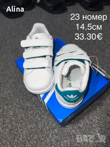 Adidas Stan Smith, снимка 3 - Детски маратонки - 54202396