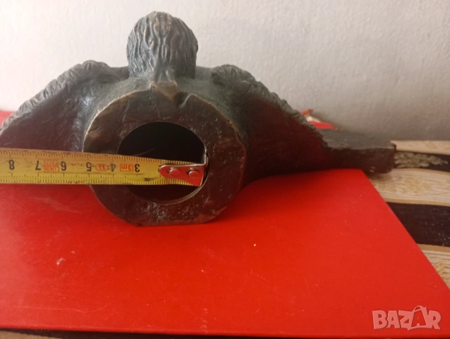 Стара бронзова апликация,обков, снимка 4 - Други ценни предмети - 54154381