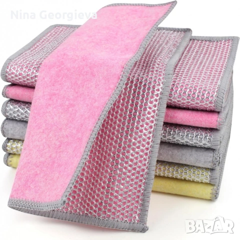 50 броя кухненски почистващи кърпи от стоманена вълна "Сребърна тел", снимка 5 - Други стоки за дома - 53871263