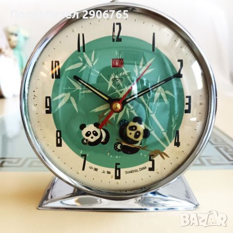 Часовник будилник анимиран Китайски работещ, снимка 2 - Антикварни и старинни предмети - 45623945
