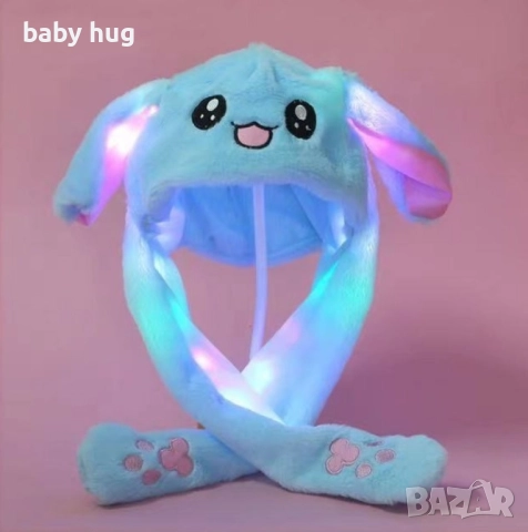 Детска шапка зайче