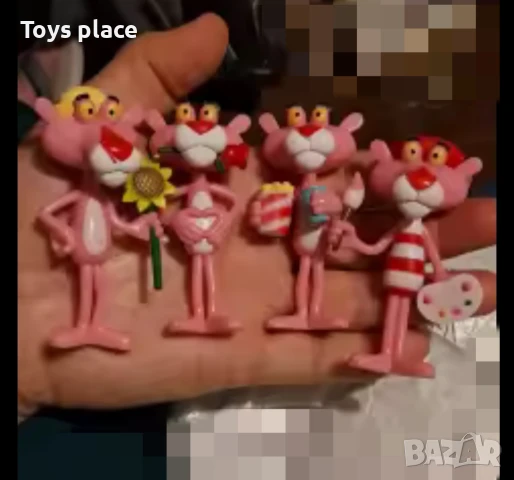 Лот 4бр фигурки Пинко розовата пантера , снимка 3 - Фигурки - 51036080