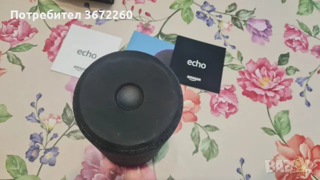 Смарт тонколона Amazon Echo (2nd Generation) говорител колонка Charcoal Fabric
, снимка 6 - Bluetooth тонколони - 48210633