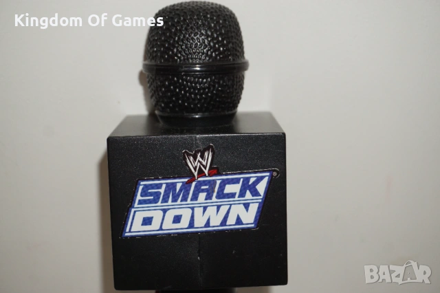 Рядък Кеч Микрофон WWE Jakks Pacific Talking Wrestling Mic 2007, снимка 4 - Друга електроника - 54274897