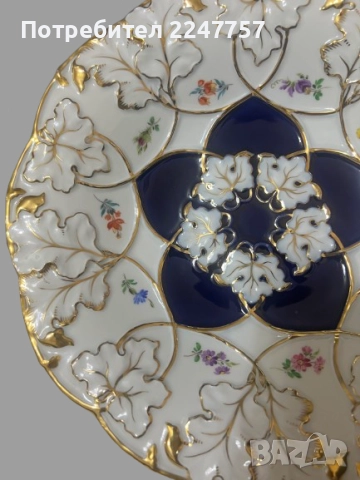 Фруктиера Meissen , снимка 4 - Антикварни и старинни предмети - 52771263