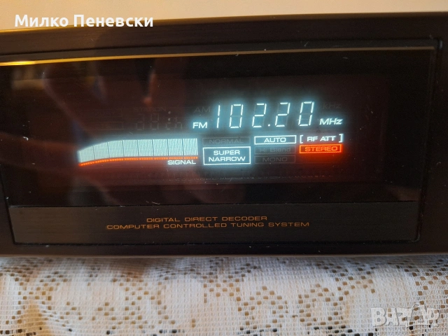 PIONEER F 656 STEREO TUNER.MADE IN JAPAN., снимка 2 - Ресийвъри, усилватели, смесителни пултове - 54025047