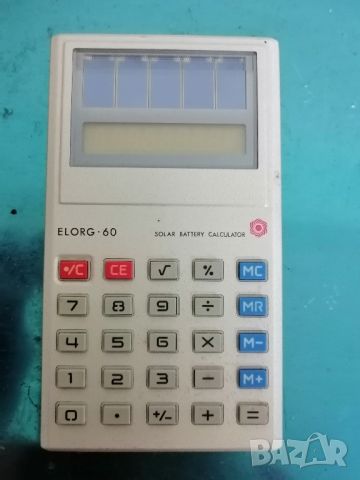 Ретро калкулатор ELORG 60 от СССР 1986г., снимка 1 - Антикварни и старинни предмети - 45836045