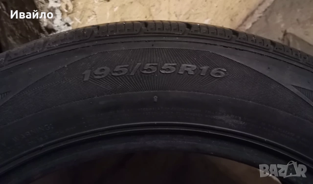 Продавам 2 броя зимни гуми 195.55.16 на 1 сезон дот 2021 Nexen , снимка 3 - Гуми и джанти - 54063255