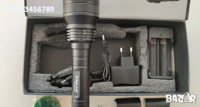 CREE LED фенер за пушка, прожектор за лов 4 светлофилтъра, спусък и стойка, Q538-P90, снимка 2 - Оборудване и аксесоари за оръжия - 50791687