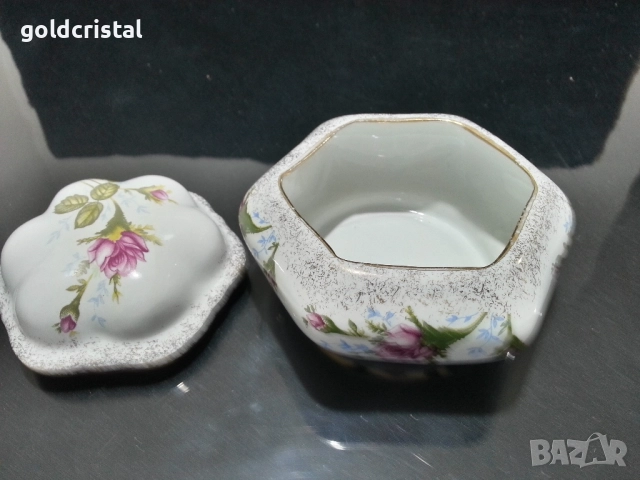 стар полски порцелан кутия за бижута , снимка 3 - Антикварни и старинни предмети - 51887681