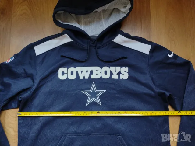 NFL Dallas Cowboys / Nike / Hoodie - мъжки суичър M, снимка 16 - Суичъри - 48284846