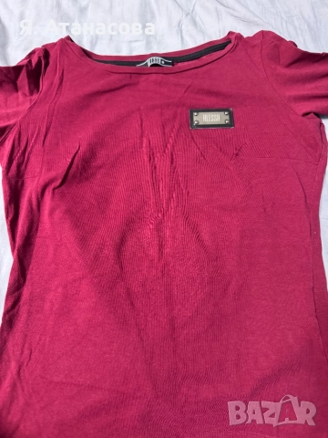 Everyday блуза с 3/4 ръкав - Бордо - Alessa - S размер, снимка 4 - Блузи с дълъг ръкав и пуловери - 52588412